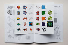 Загрузить изображение в средство просмотра галереи, Книжка с наклейками. Любопытные задачки для мальчиков. 5+ И.Цесарь