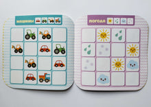 Загрузить изображение в средство просмотра галереи, Малышарики. Логика с наклейками "Магический квадрат"