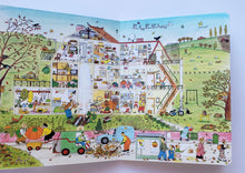 Загрузить изображение в средство просмотра галереи, Книжки-картонки. Городок круглый год (виммельбух). 4 книги в коробке. Р.Бернер