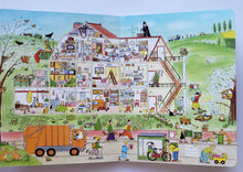 Загрузить изображение в средство просмотра галереи, Книжки-картонки. Городок круглый год (виммельбух). 4 книги в коробке. Р.Бернер