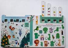 Загрузить изображение в средство просмотра галереи, Книжка-картонка. Развиваем внимание и логику. Обучающий игровой тренажер