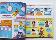 Загрузить изображение в средство просмотра галереи, Время и распорядок дня. Интерактивная тетрадь с наклейками