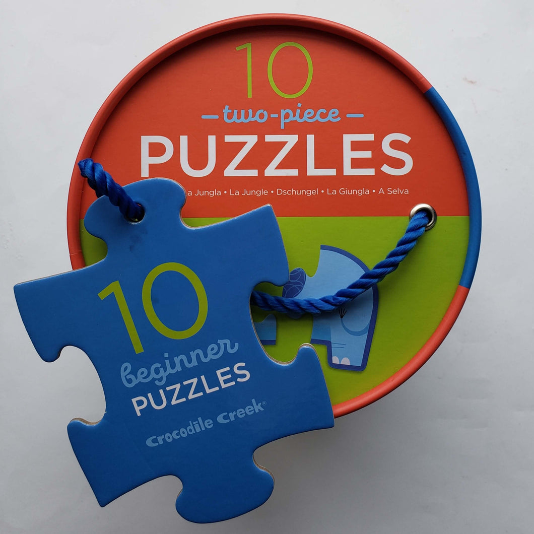 10 two-piece puzzles (ПОДЕРЖАННЫЙ товар)