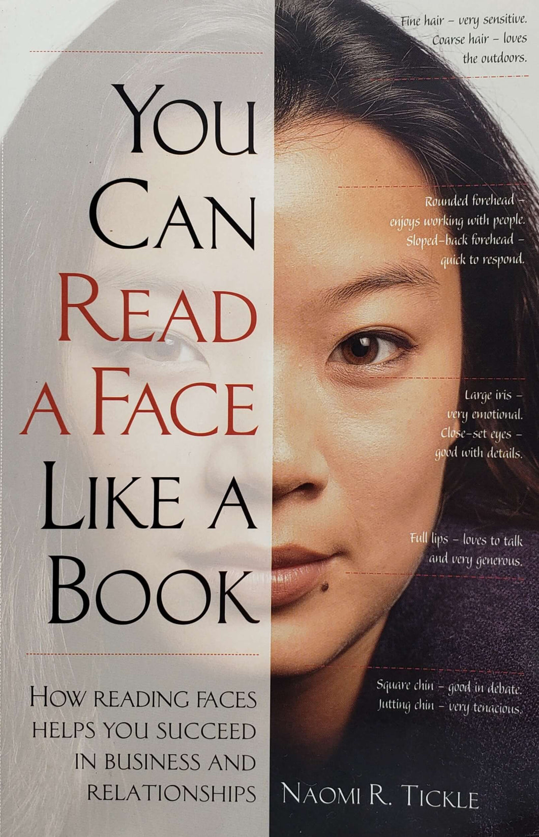 You can read a face like a book (ПОДЕРЖАННАЯ книга)