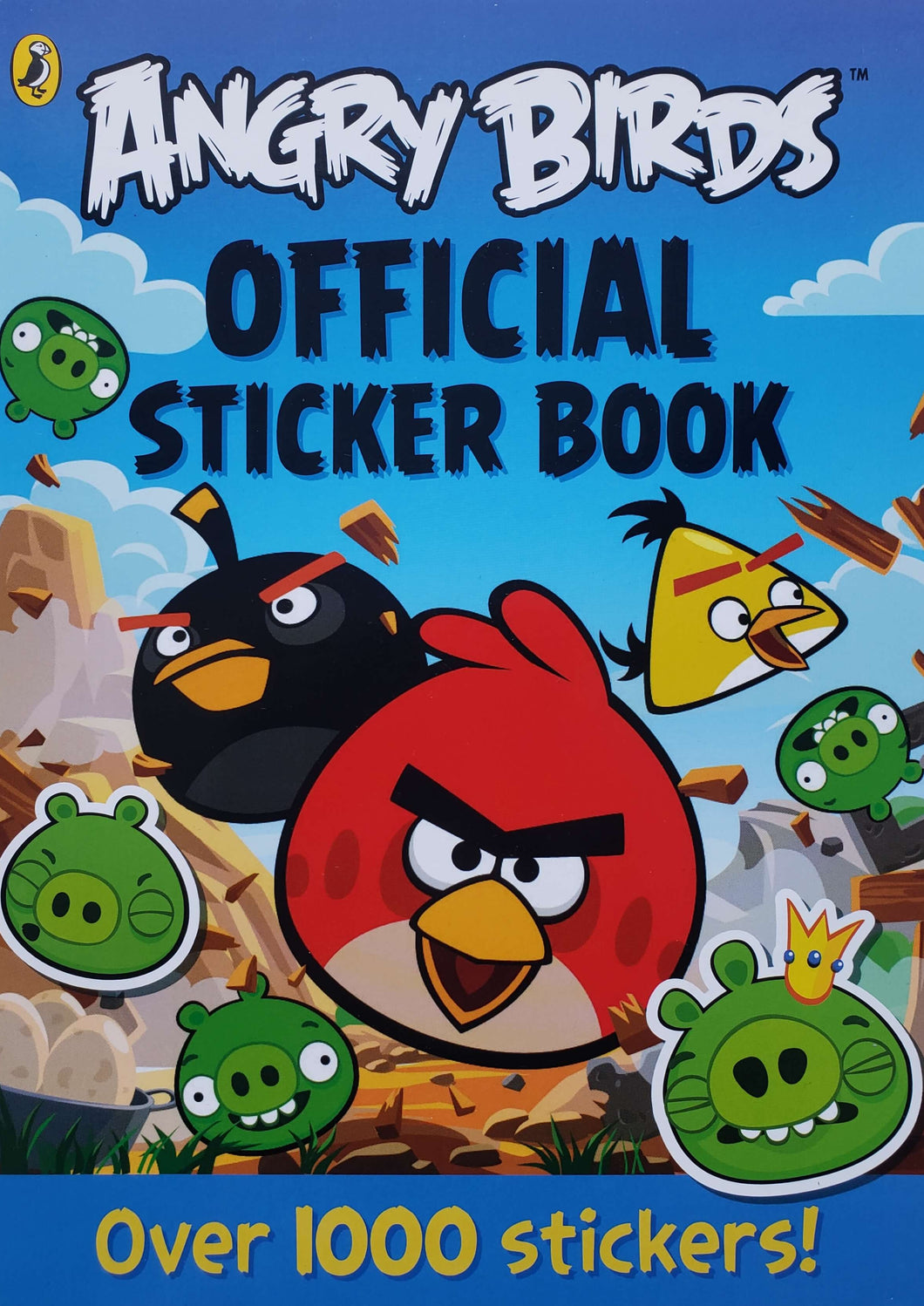 Книжка с наклейками. Angry Birds. 1000+ наклеек